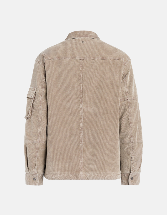 Regular-fit jacket in stretch velvet