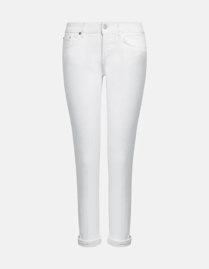 Monroe skinny-fit jeans in stretch bull denim
