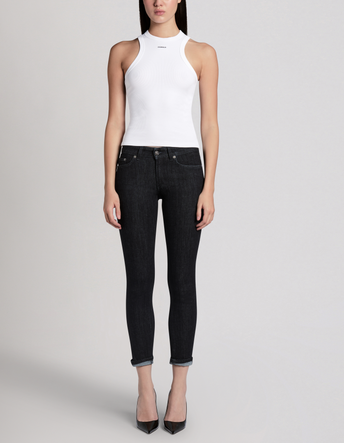 Monroe skinny-fit jeans in stretch denim