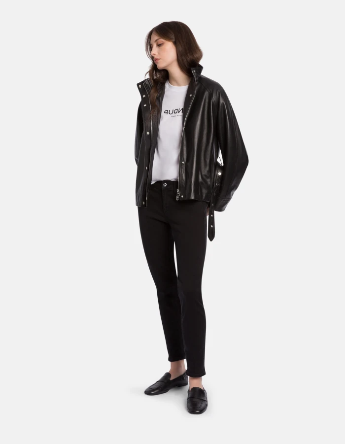 Monroe skinny-fit jeans in recycled stretch denim