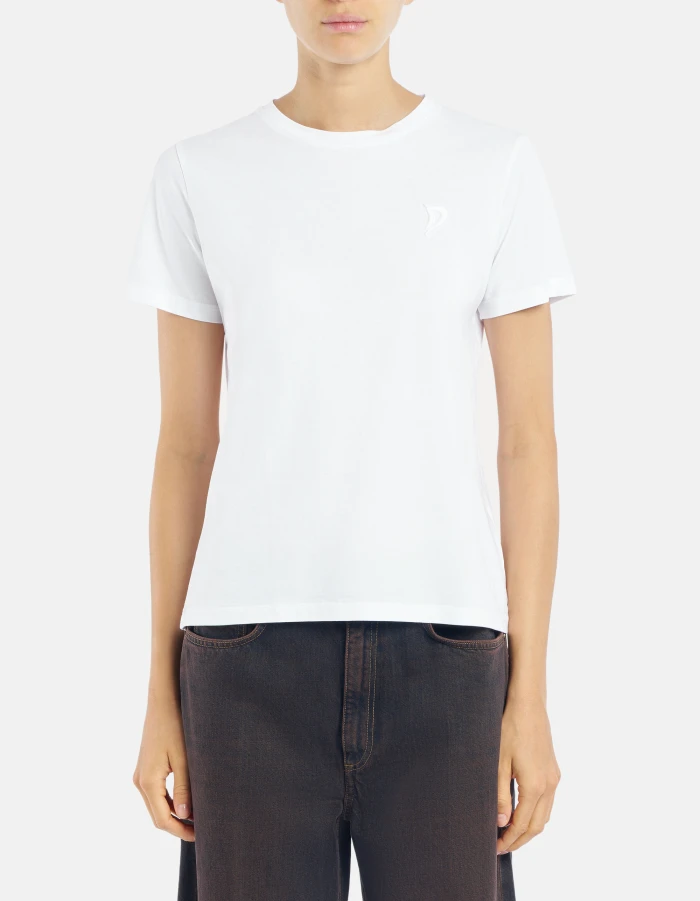 T-shirt girocollo regular in jersey