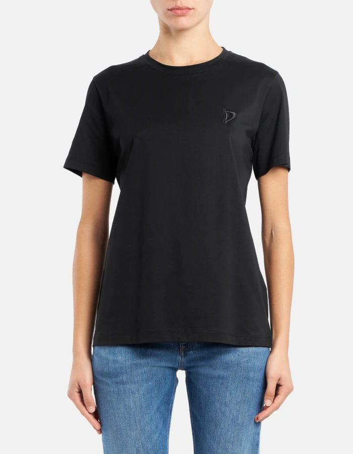 T-shirt girocollo regular in jersey