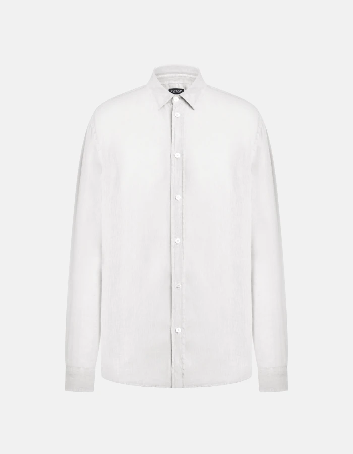Regular-fit linen shirt