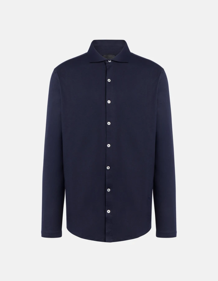 Jerseyhemd in normaler Passform