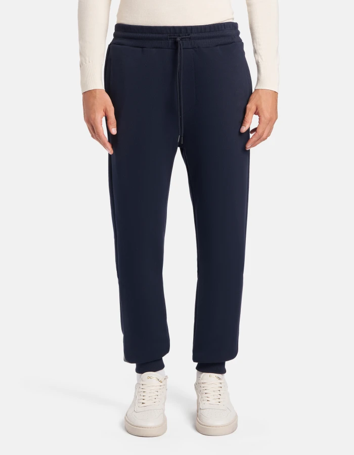 Jogger regular in felpa di cotone