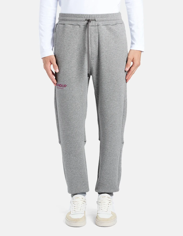 Jogger regular in felpa di cotone