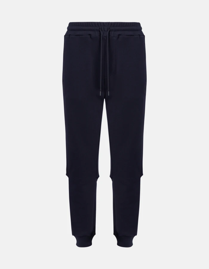 Regular-fit joggers in cotton fleece