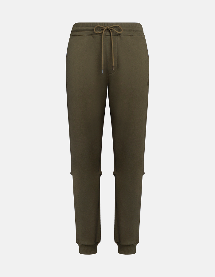 Pantaloni jogger regular in felpa di cotone