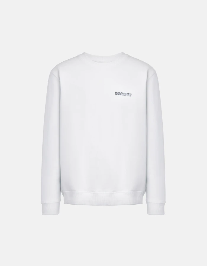 Regular-fit crew-neck cotton sweatshirt