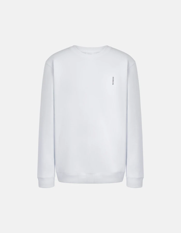 Regular-fit crew-neck cotton sweatshirt