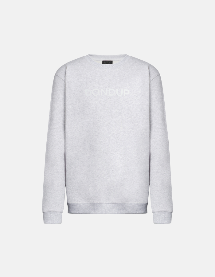 Regular-fit crew-neck cotton sweatshirt