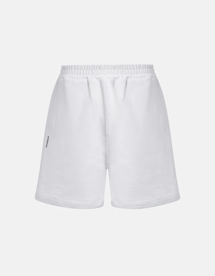 Regular-fit Bermuda shorts in cotton fleece