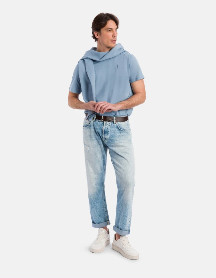 Regular-fit hooded sweatshirt in cotton