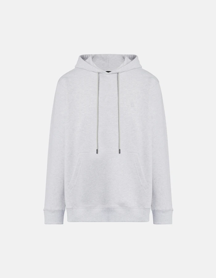 Regular-fit hooded sweatshirt in cotton