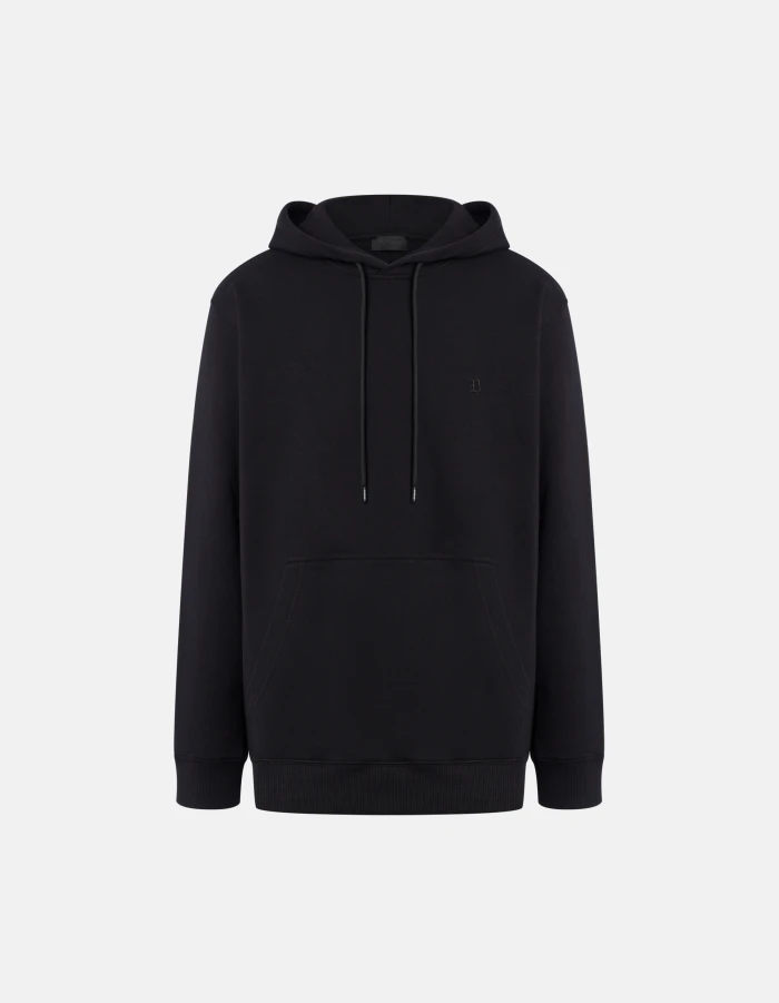 Regular-fit hooded sweatshirt in cotton