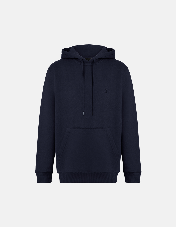 Regular-fit hooded sweatshirt in cotton