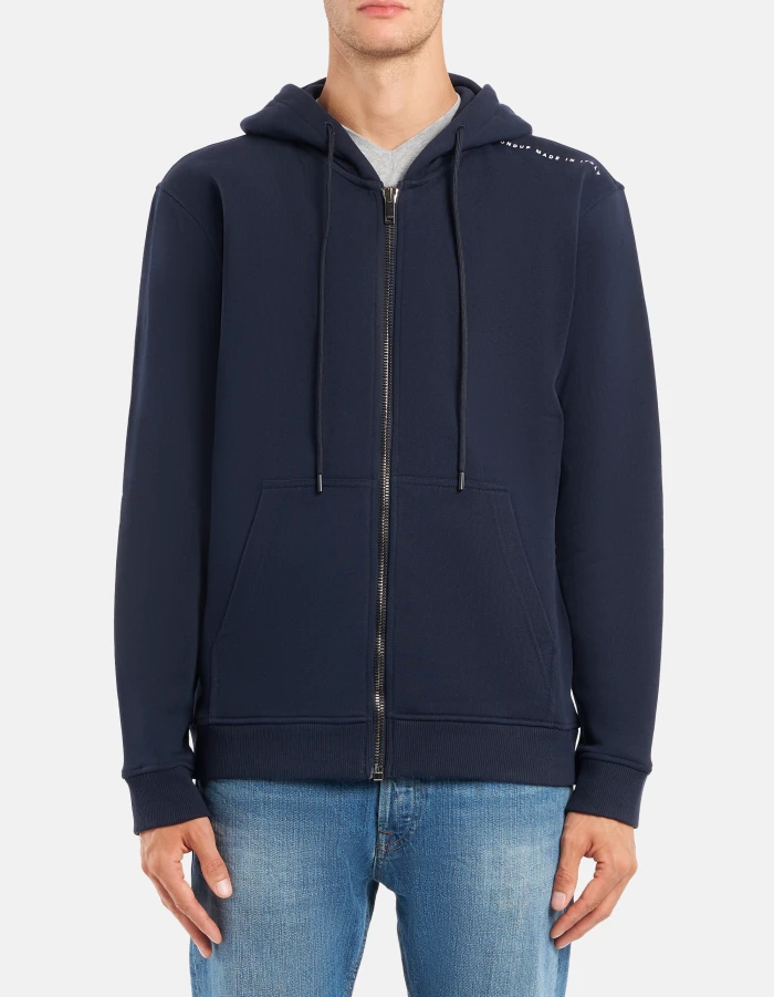 Regular-fit hooded sweatshirt in cotton