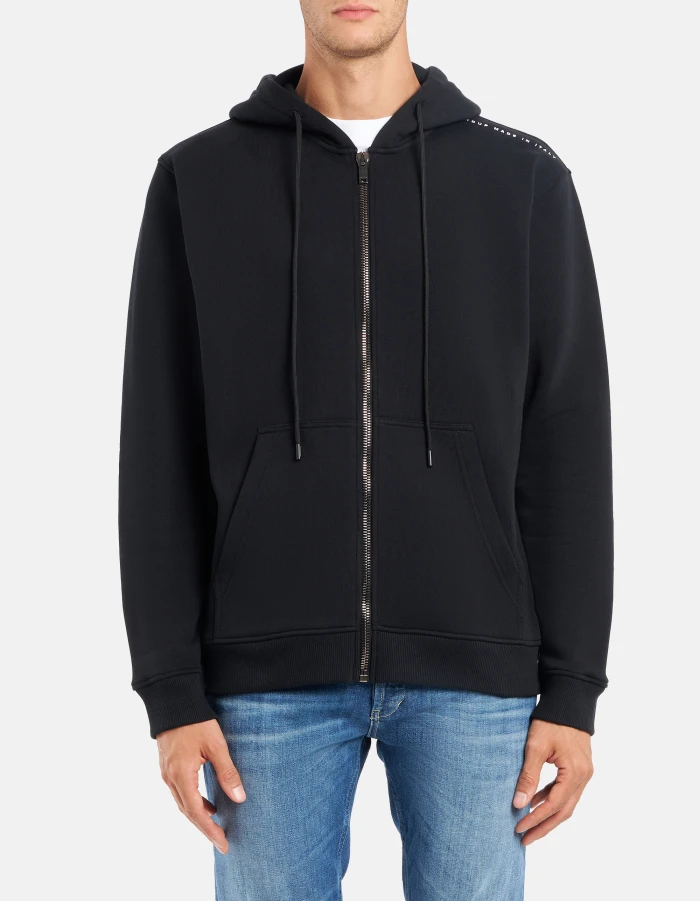Regular-fit hooded sweatshirt in cotton
