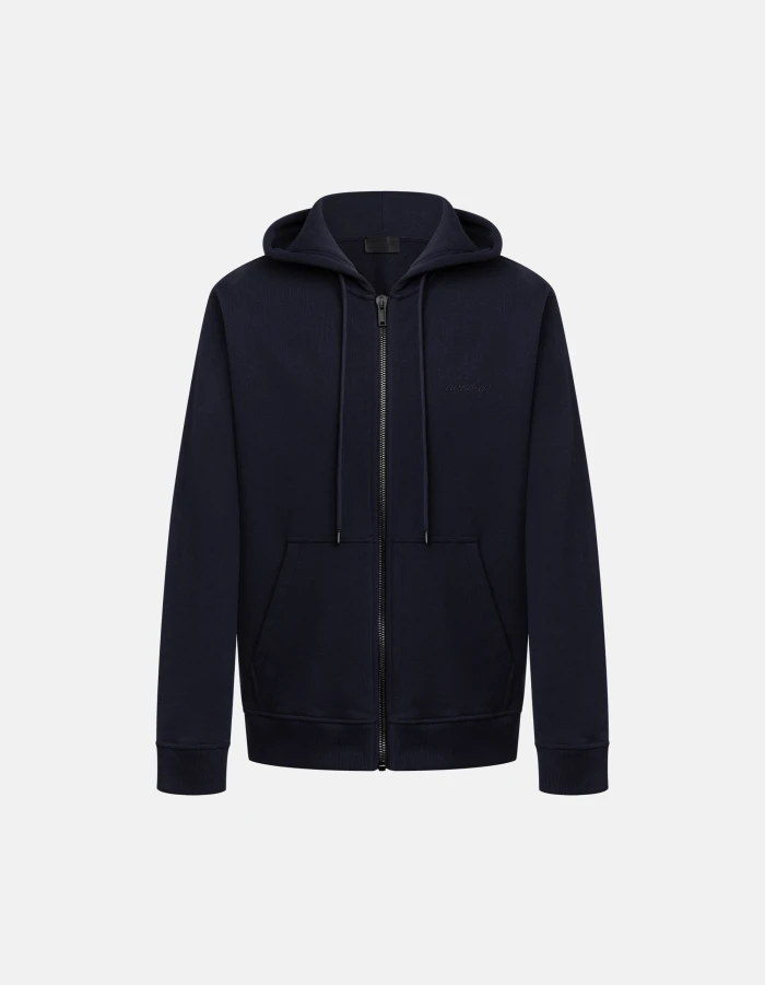 Regular-fit hooded sweatshirt in cotton