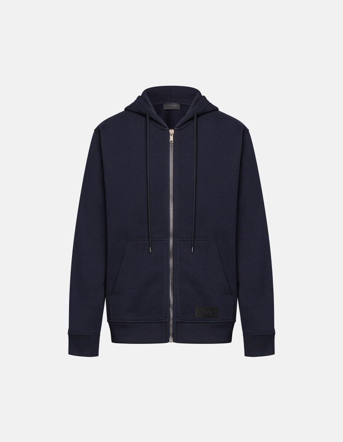 Regular-fit hooded sweatshirt in cotton