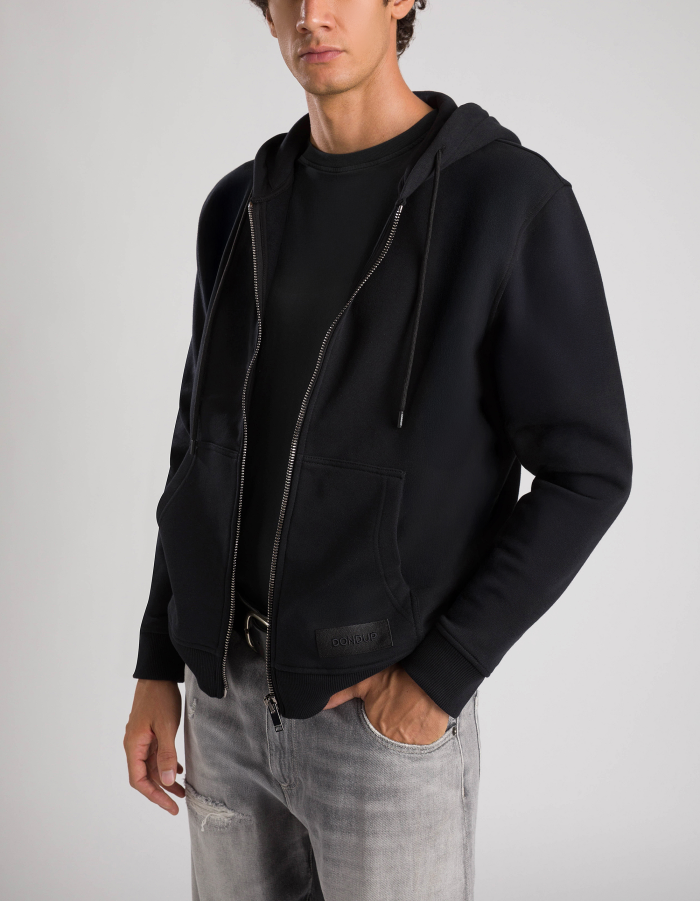 Regular-fit hooded sweatshirt in cotton