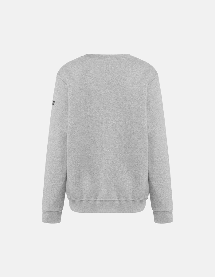 Regular-fit crew-neck cotton sweatshirt