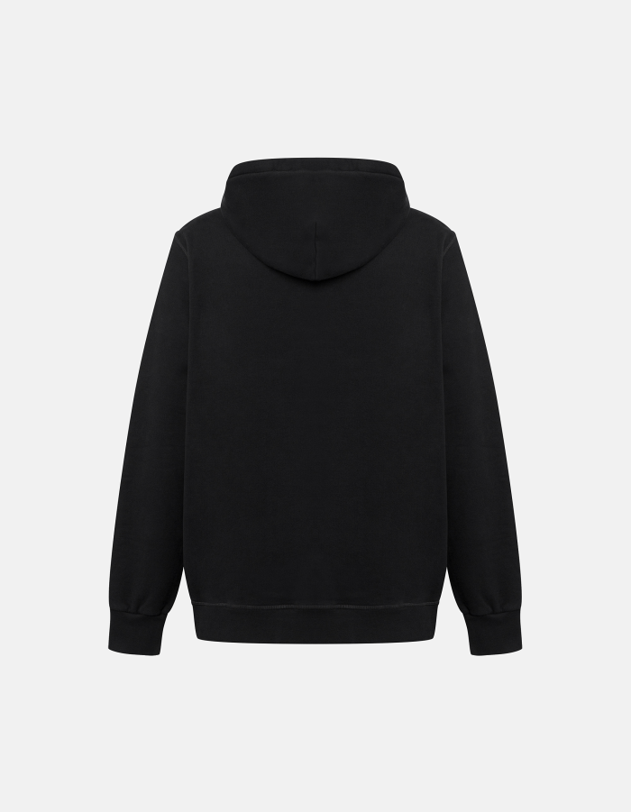 Regular-fit hooded sweatshirt in cotton