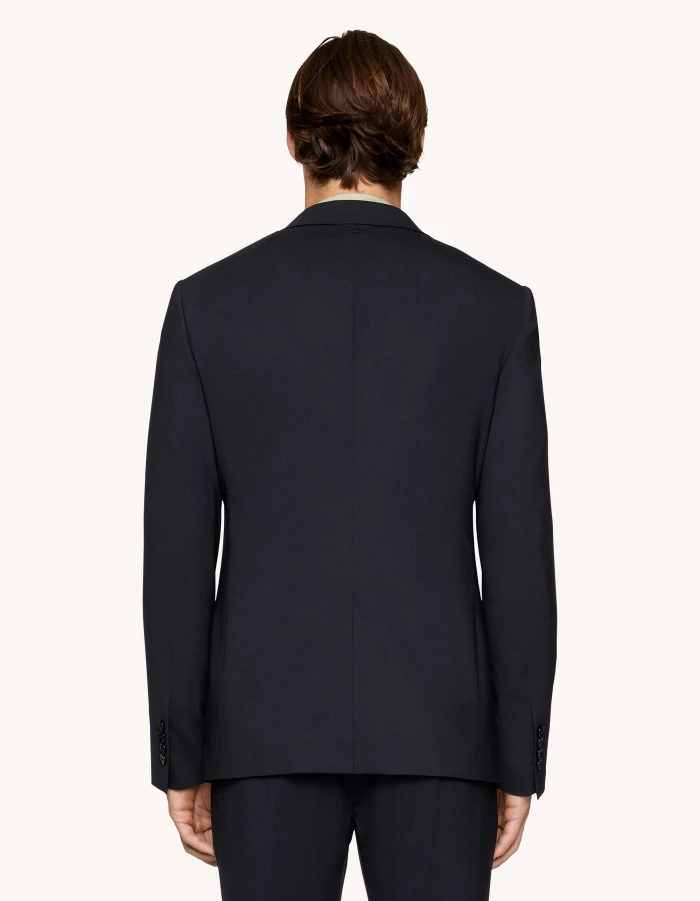 【関税込み】SINGLE-BREASTED TURLINGTON BLAZER Single-breasted woolen Turlington blazer in Black for Women