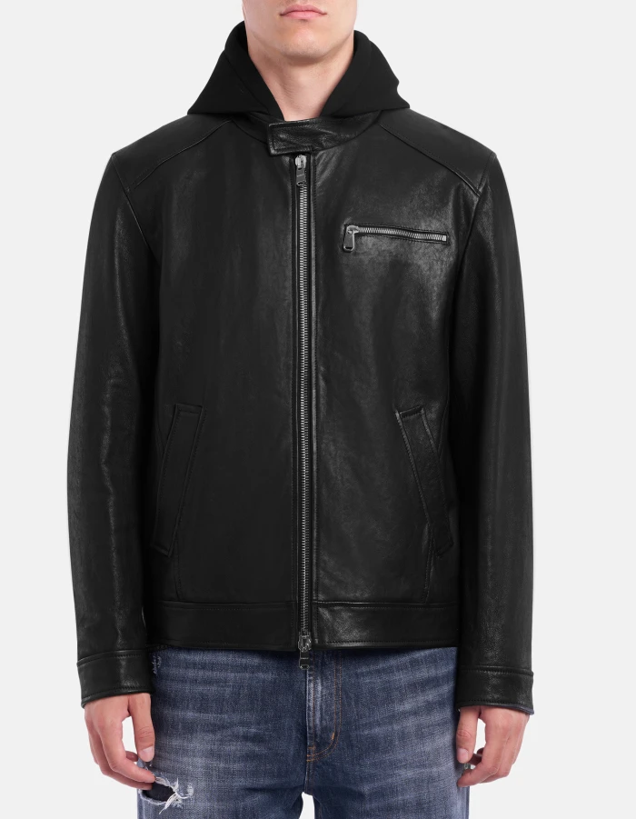 Biker slim in nappa
