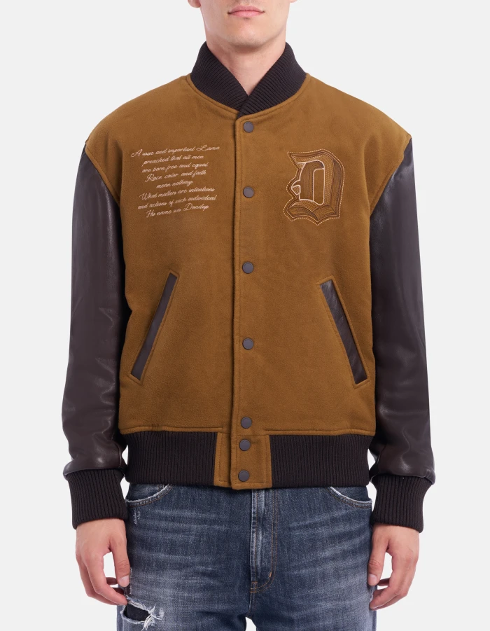 Regular-fit bomber jacket in moleskin