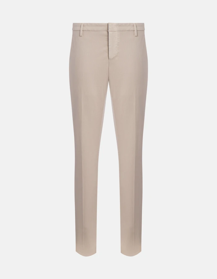 Spiritissimo regular-fit trousers in cotton weave