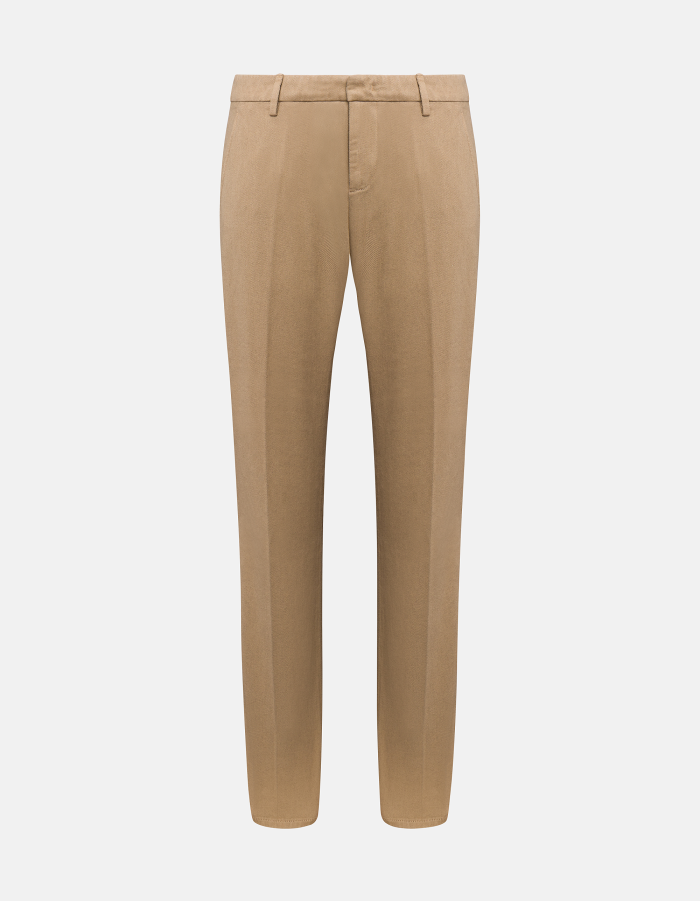 Spiritissimo regular-fit trousers in yarn-dyed gabardine