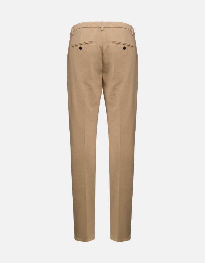 Spiritissimo regular-fit trousers in yarn-dyed gabardine