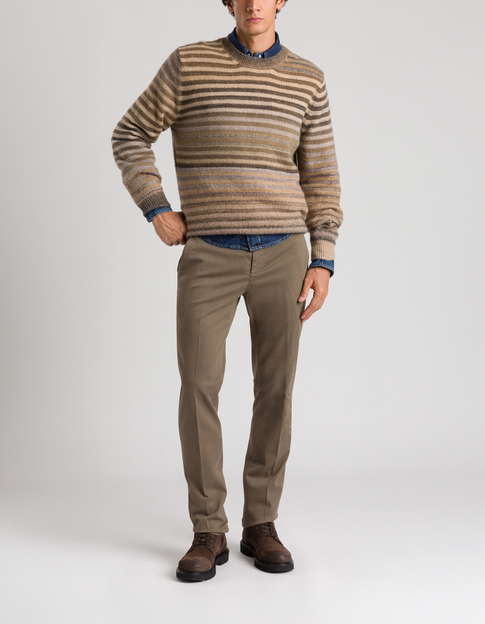 Spiritissimo regular-fit trousers in warm hand gabardine