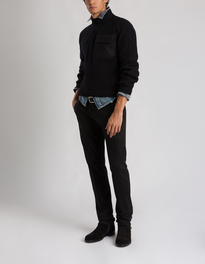 Spiritissimo regular-fit trousers in warm hand gabardine