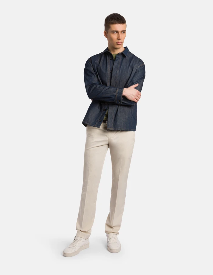 Spiritissimo regular-fit trousers in lightweight gabardine