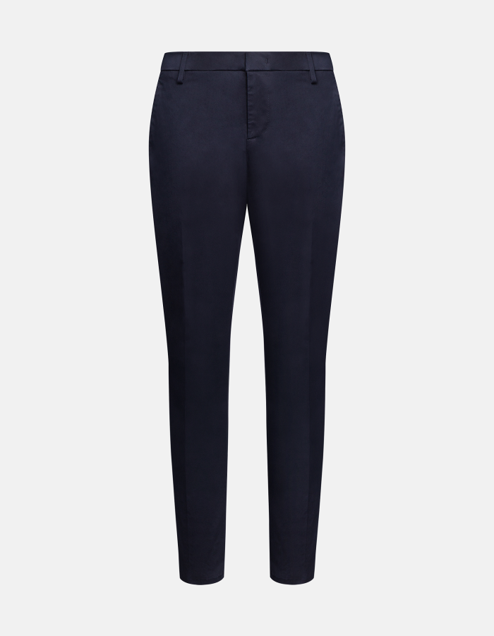 Spiritissimo regular-fit cotton satin trousers