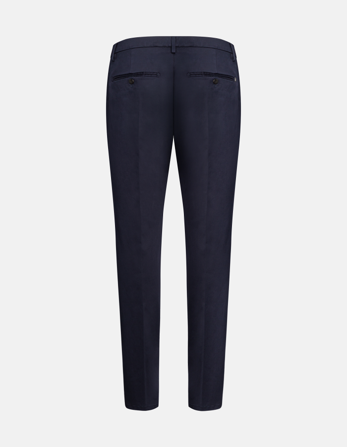 Spiritissimo regular-fit cotton satin trousers