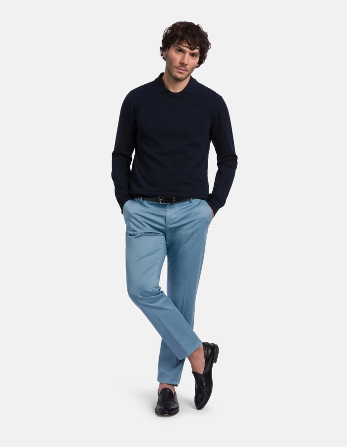 Spiritissimo regular-fit satin trousers