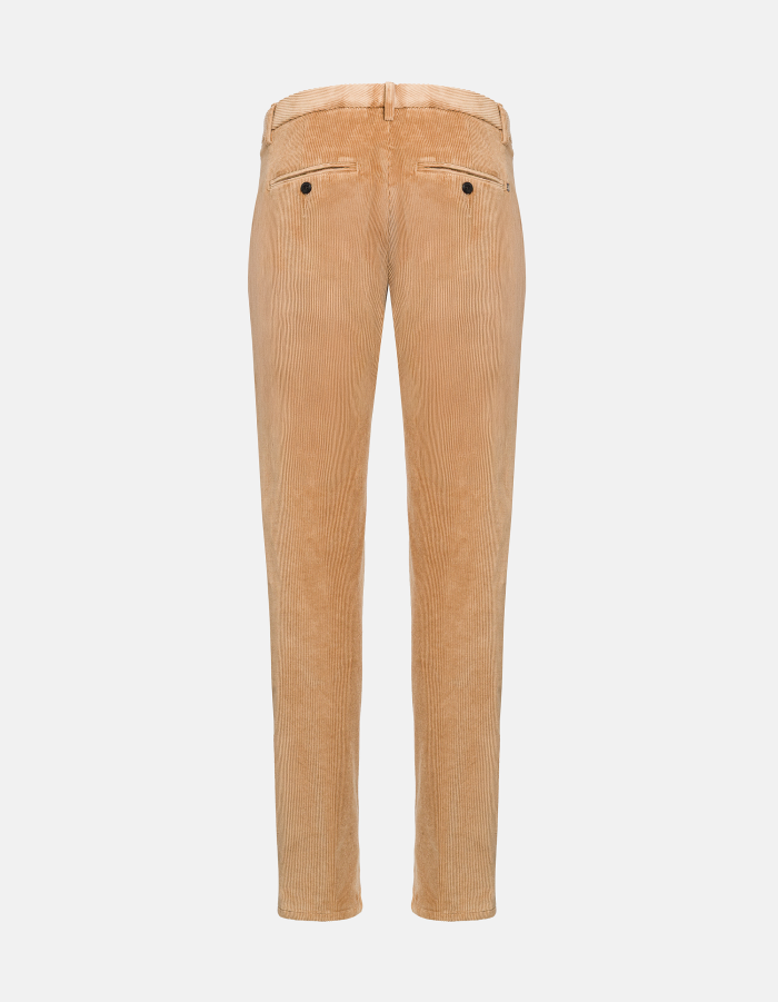 Spiritissimo regular-fit trousers in stretch velvet