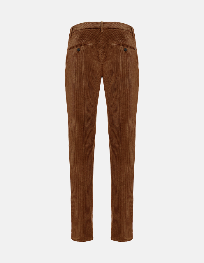 Spiritissimo regular-fit trousers in stretch velvet