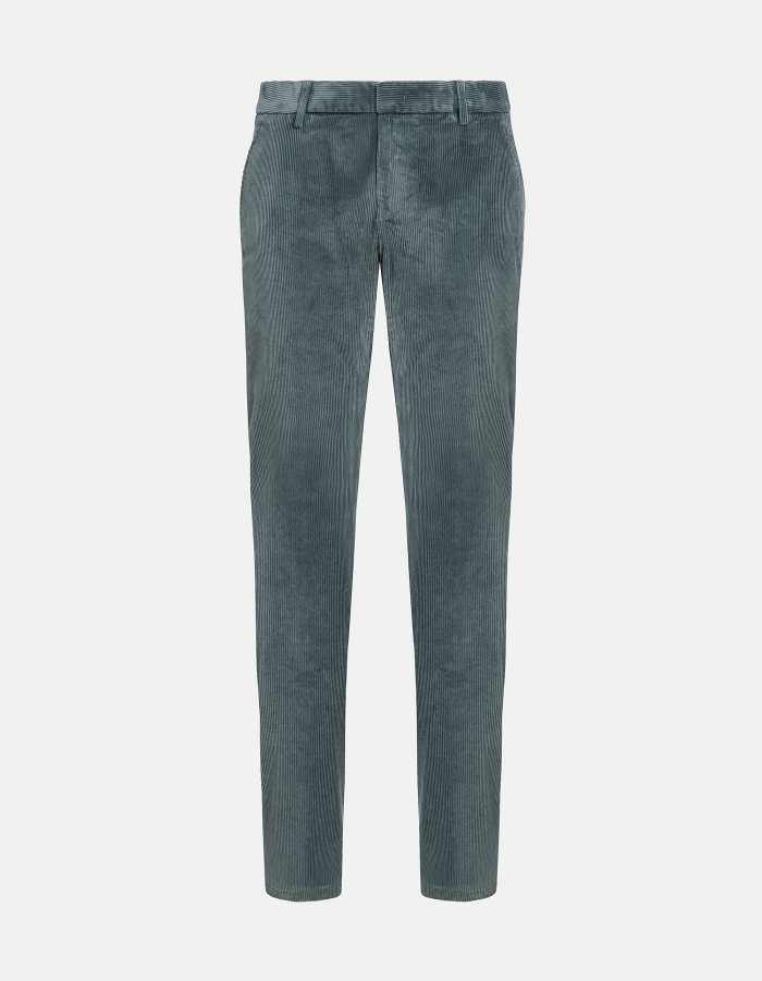 Spiritissimo regular-fit trousers in stretch velvet