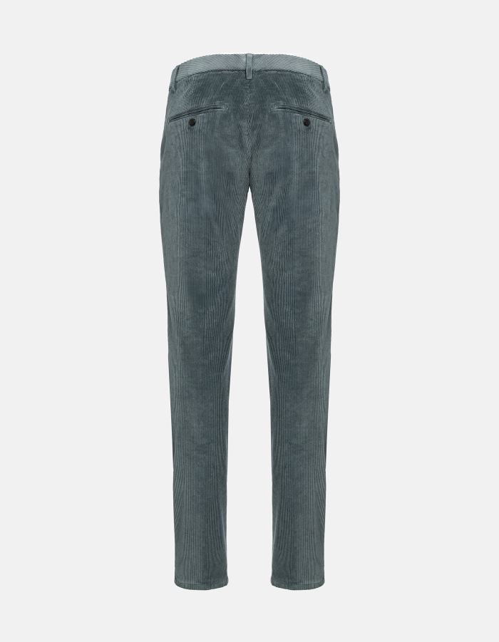 Spiritissimo regular-fit trousers in stretch velvet