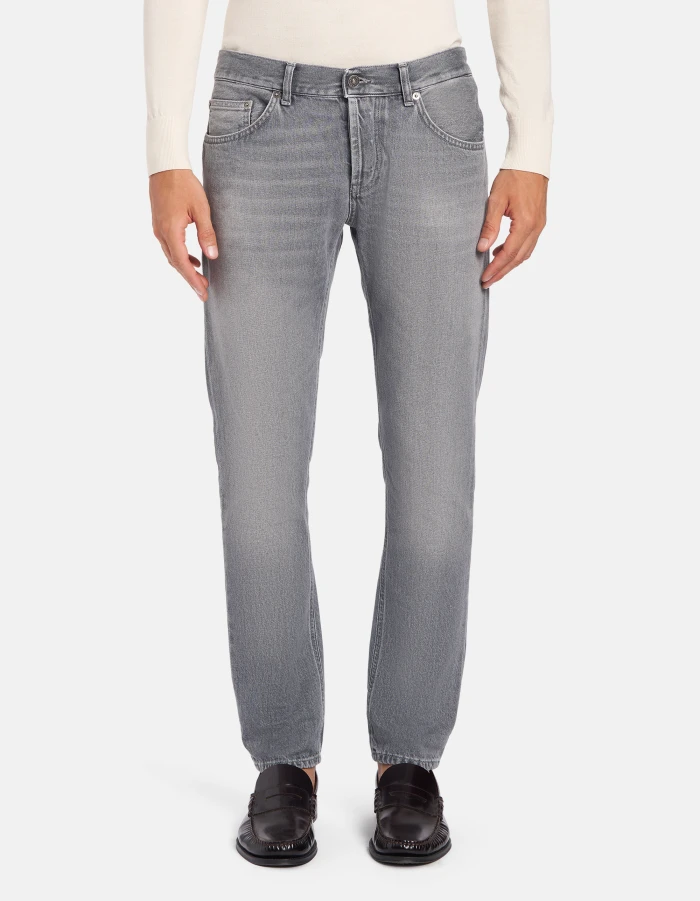 Jeans Mius slim in denim fisso