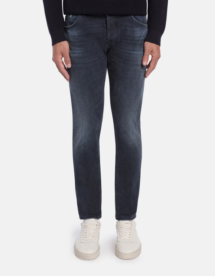 Mius slim-fit jeans in stretch denim