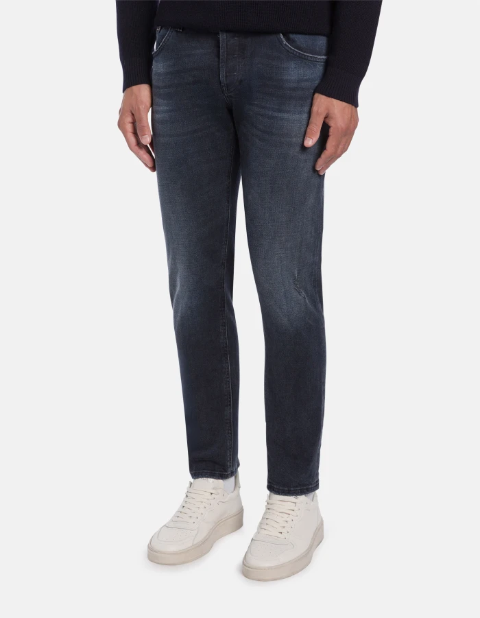 Mius slim-fit jeans in stretch denim