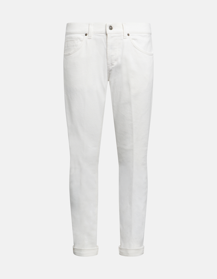 George skinny-fit jeans in stretch bull denim