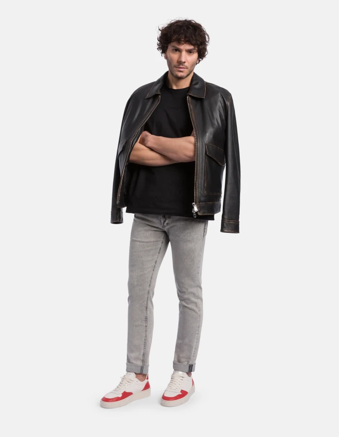 Skinny-Fit Jeans George aus Stretch-Denim