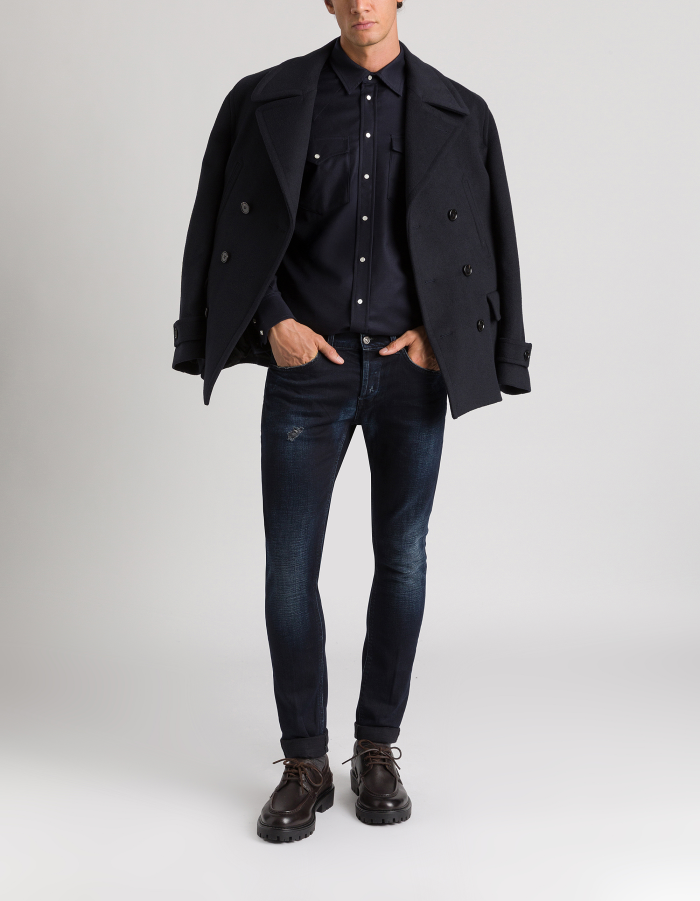 George skinny-fit jeans in stretch denim