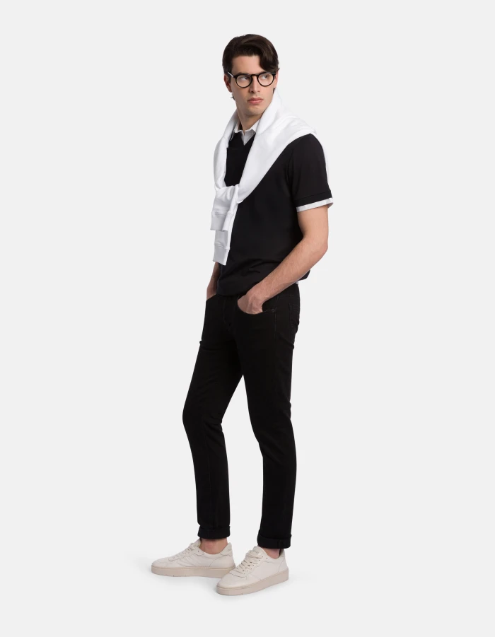 George skinny-fit jeans in recycled stretch denim